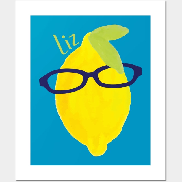 Lemon, Liz Lemon Wall Art by Peebs